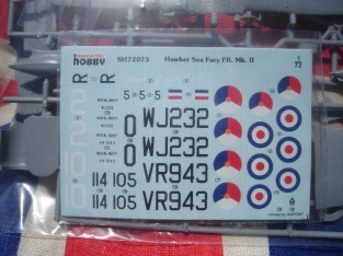 Special Hobby SH72073  SEA FURY FB Mk 11 (MLD decals)